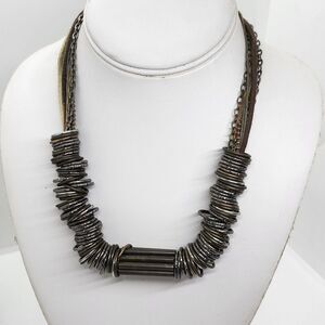 Ali Khan New York necklace Multistrand‎ Rustic Circles